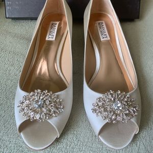 Badgley Mischka “Layla” jeweled heels